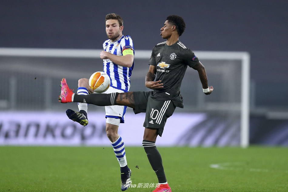 [欧联杯]皇家社会0-4曼联 B费两球