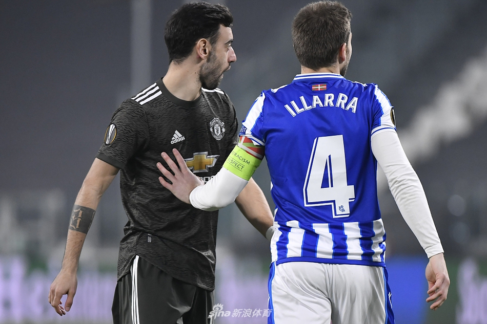 [欧联杯]皇家社会0-4曼联 B费两球