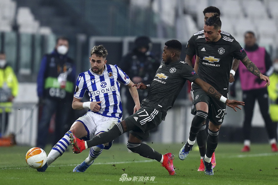 [欧联杯]皇家社会0-4曼联 B费两球