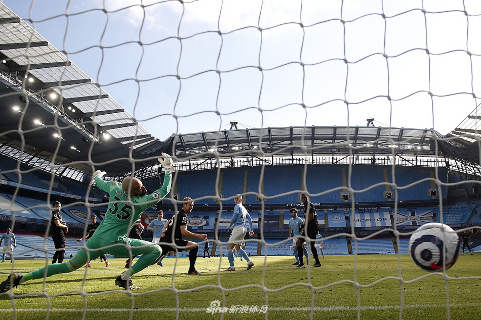 [英超]曼城2-1西汉姆 豪取20连胜