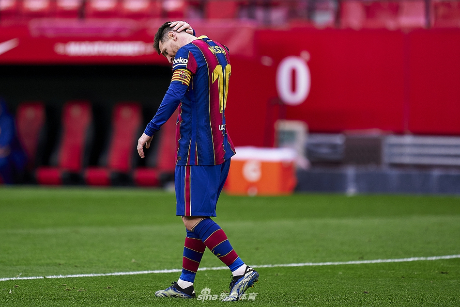 [西甲]塞维利亚0-2巴萨 梅西传射