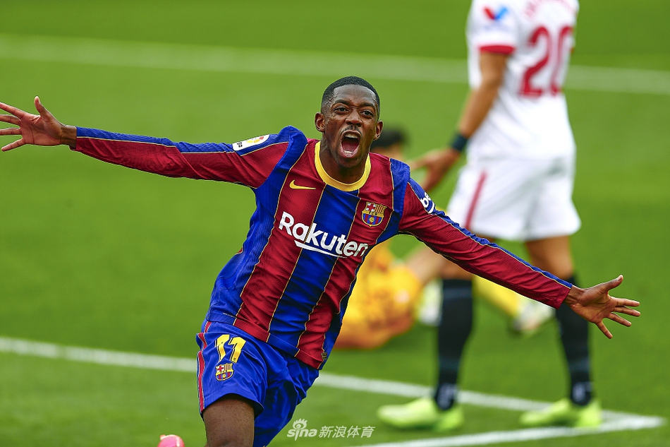 [西甲]塞维利亚0-2巴萨 梅西传射