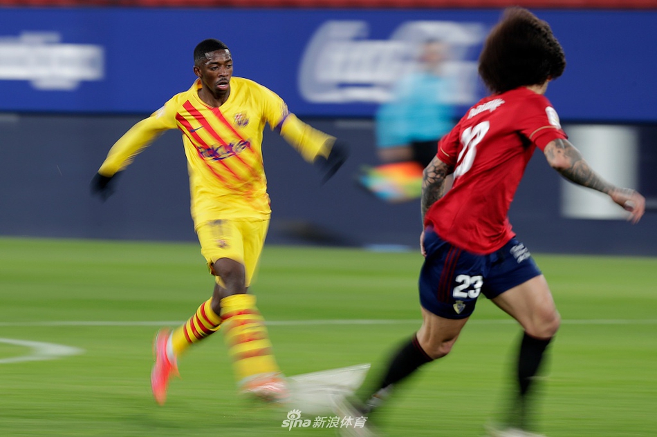 [西甲]奥萨苏纳0-2巴萨 梅西两助攻
