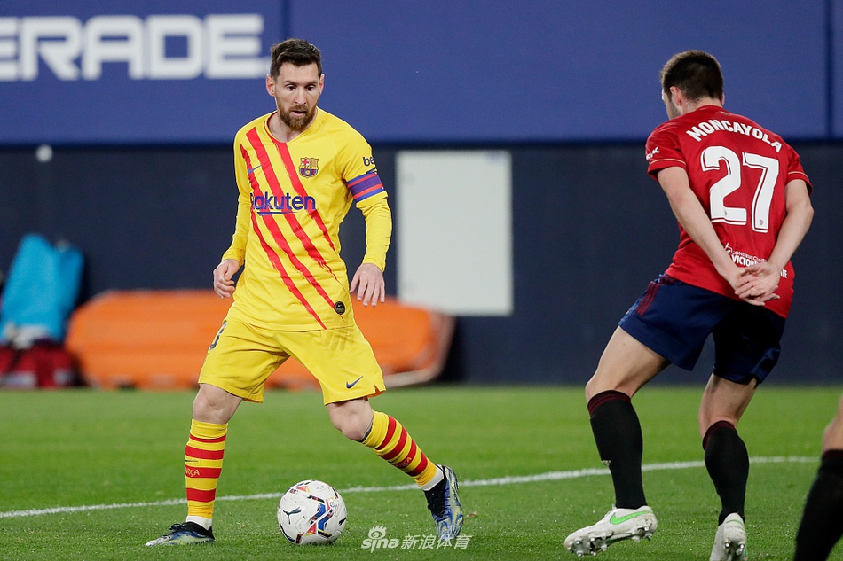 [西甲]奥萨苏纳0-2巴萨 梅西两助攻