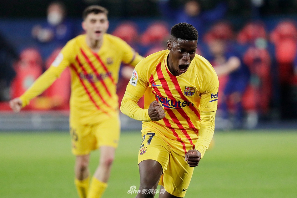 [西甲]奥萨苏纳0-2巴萨 梅西两助攻