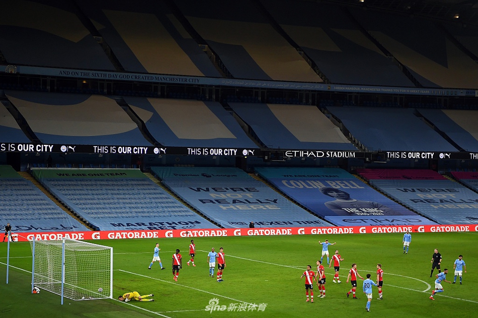 [英超]曼城5-2南安普顿 德布劳内马赫雷斯两球