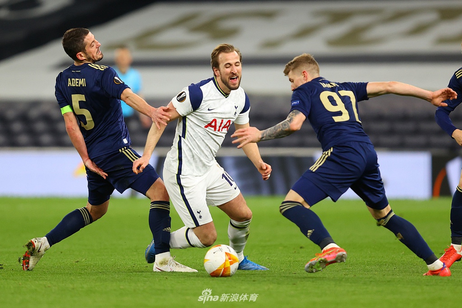 [欧联杯]热刺2-0萨格勒布迪那摩 凯恩两球