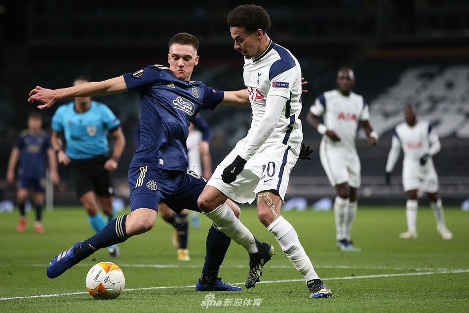 [欧联杯]热刺2-0萨格勒布迪那摩 凯恩两球