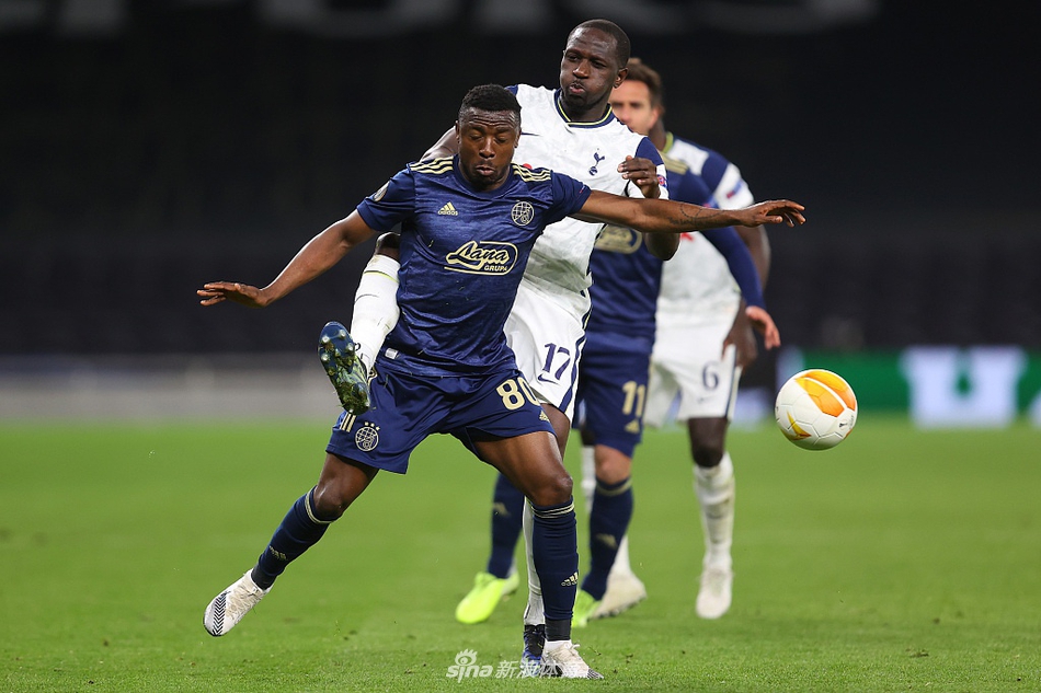 [欧联杯]热刺2-0萨格勒布迪那摩 凯恩两球