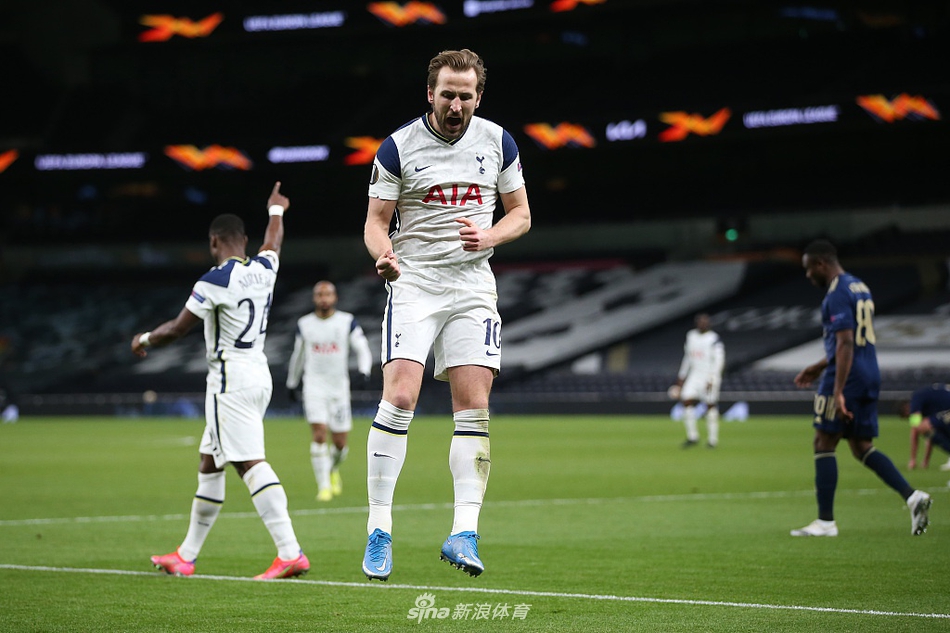 [欧联杯]热刺2-0萨格勒布迪那摩 凯恩两球