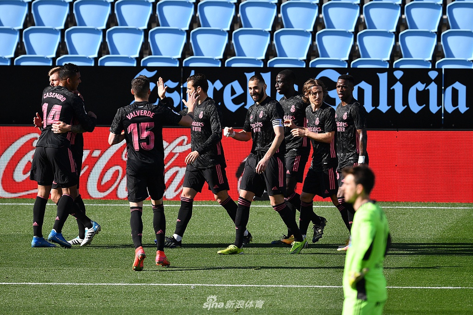 [西甲]塞尔塔1-3皇马 本泽马两射一传