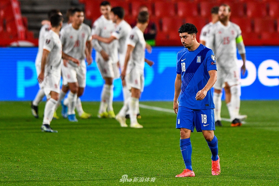 [世预赛]西班牙1-1希腊 莫拉塔破门