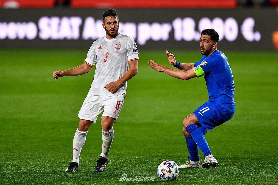 [世预赛]西班牙1-1希腊 莫拉塔破门