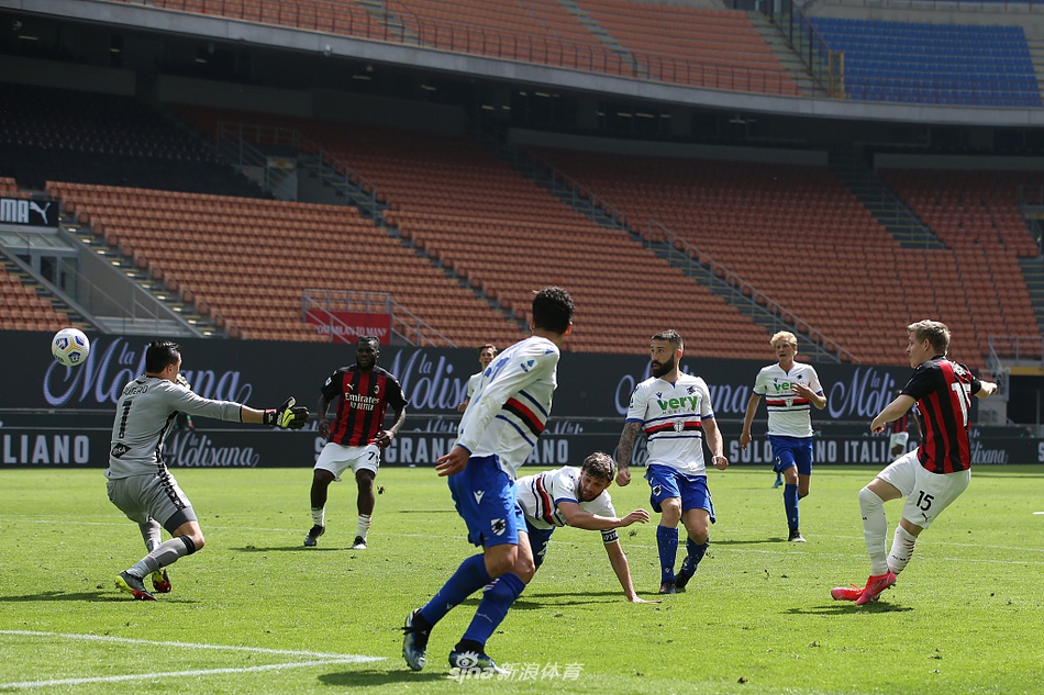 [意甲]AC米兰1-1桑普多利亚