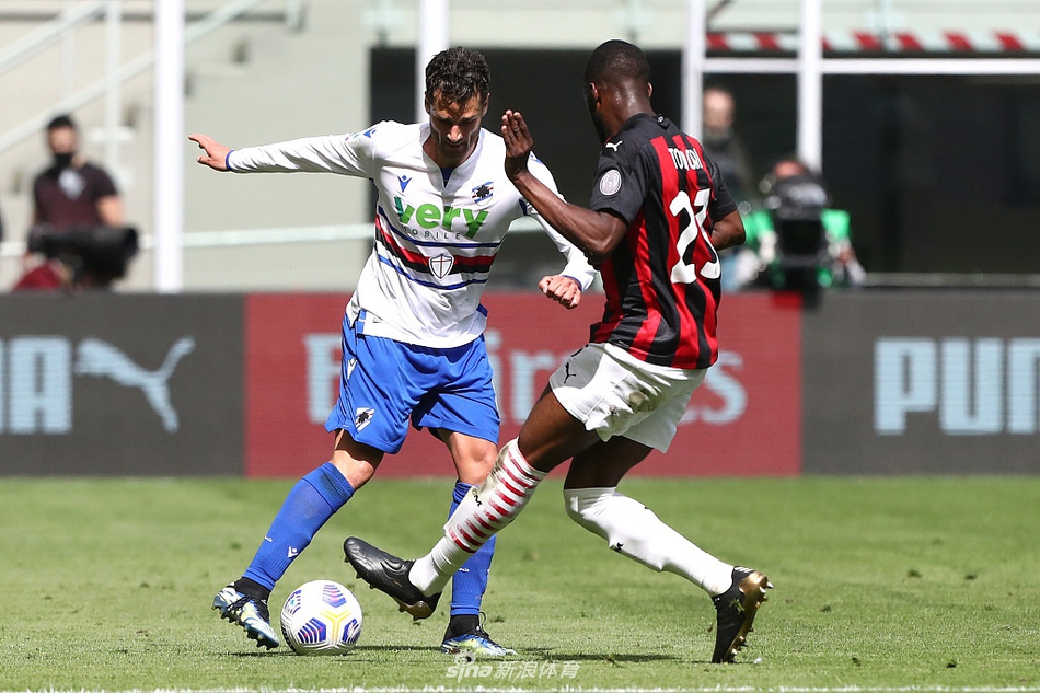 [意甲]AC米兰1-1桑普多利亚