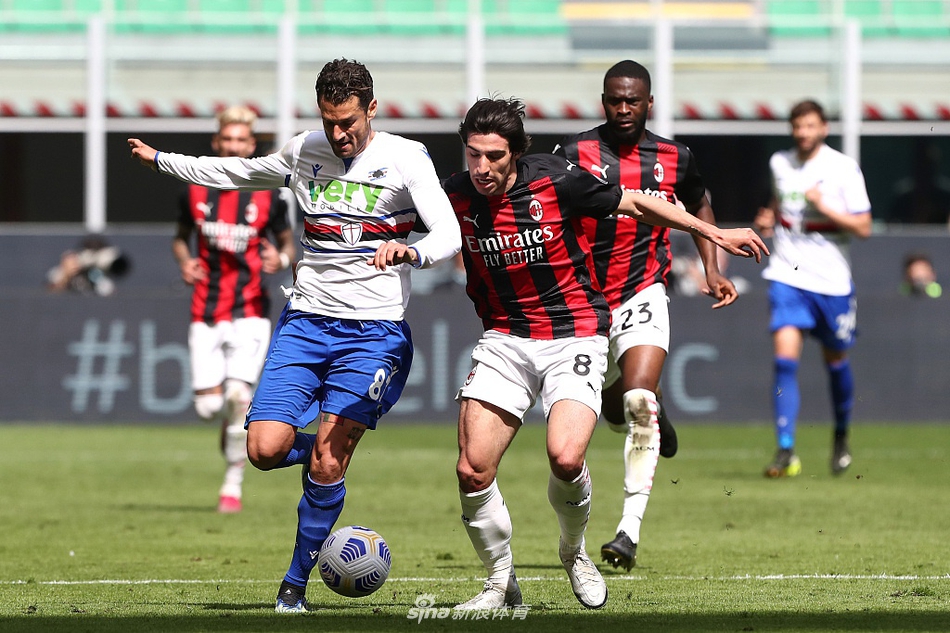 [意甲]AC米兰1-1桑普多利亚