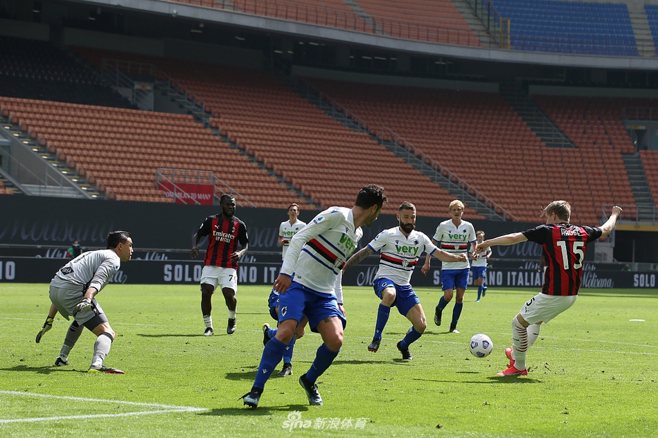 [意甲]AC米兰1-1桑普多利亚