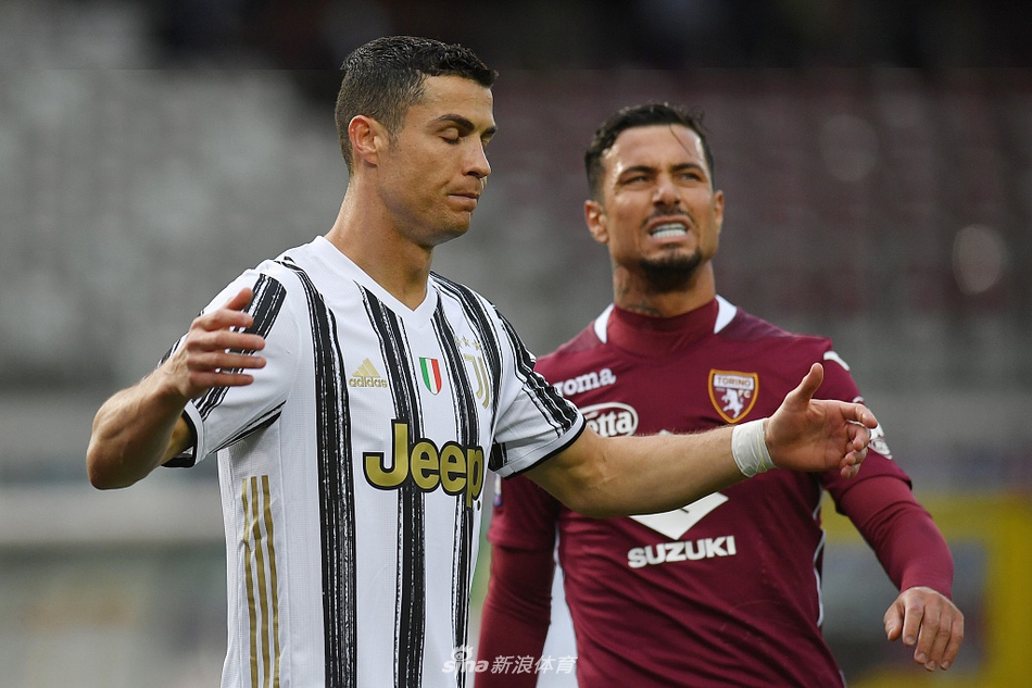 [意甲]都灵2-2尤文 C罗破门