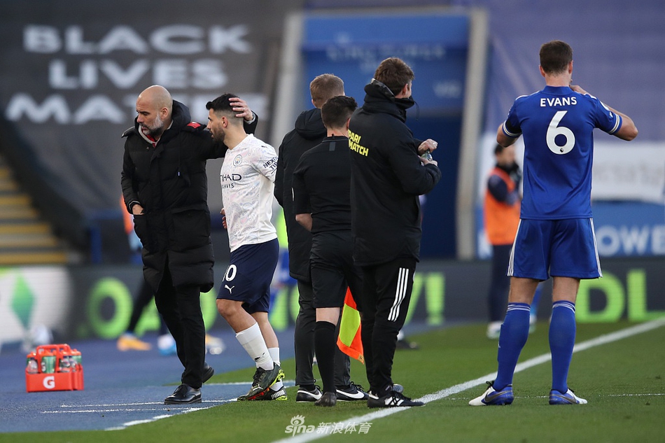 [英超]莱斯特0-2曼城