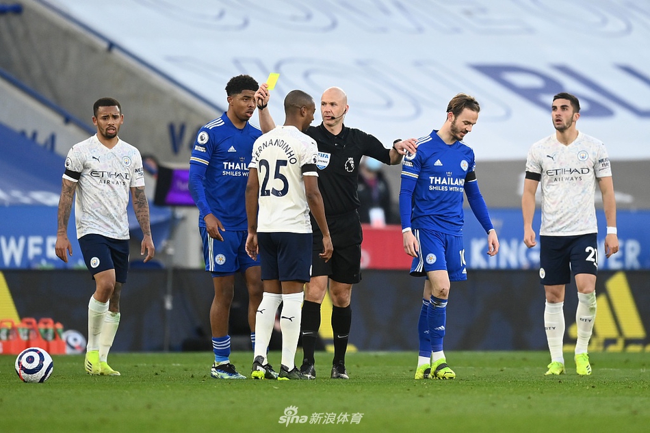 [英超]莱斯特0-2曼城