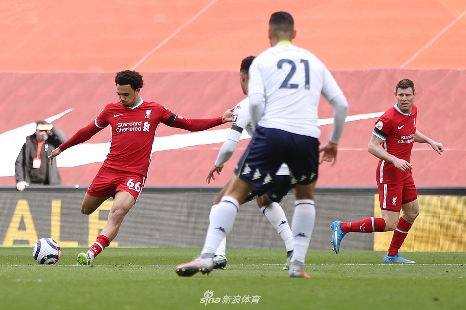 [英超]利物浦2-1维拉 阿诺德绝杀