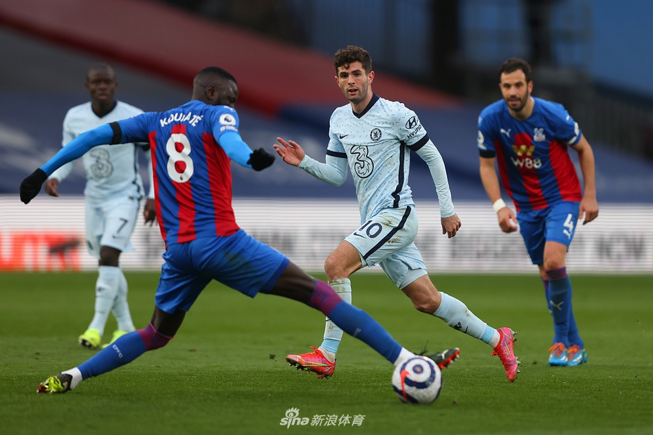 [英超]水晶宫1-4切尔西 普利西奇两球