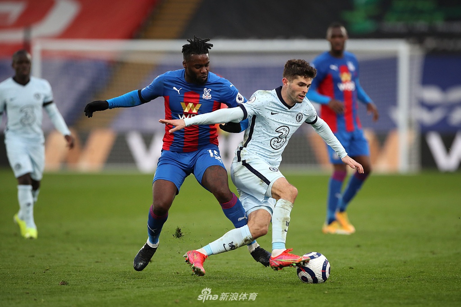 [英超]水晶宫1-4切尔西 普利西奇两球