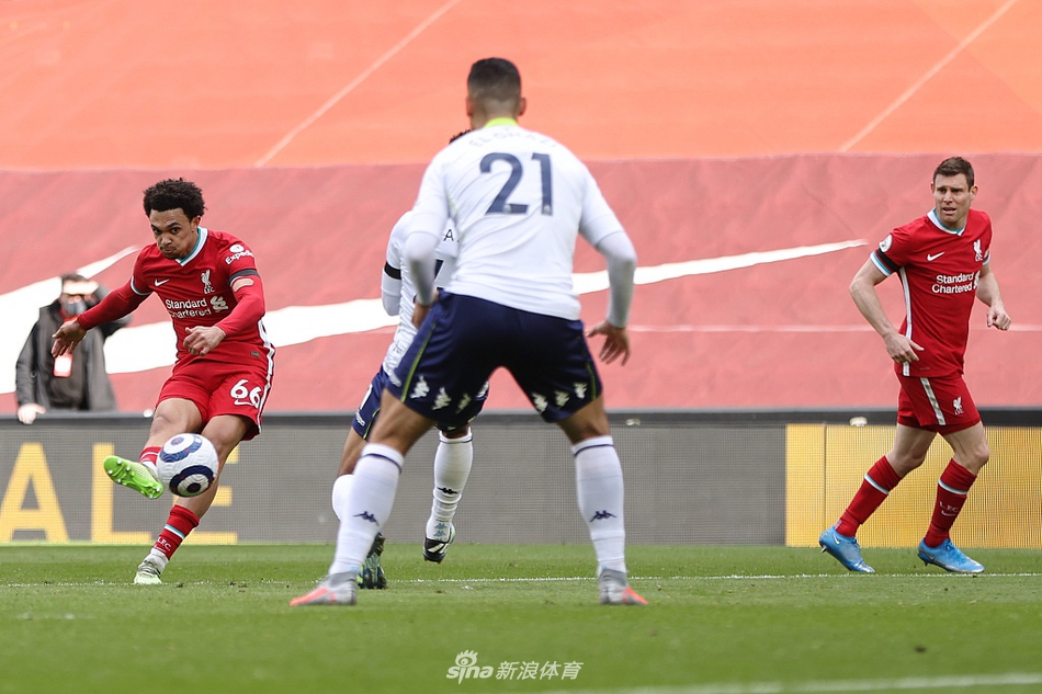 [英超]利物浦2-1维拉 阿诺德绝杀