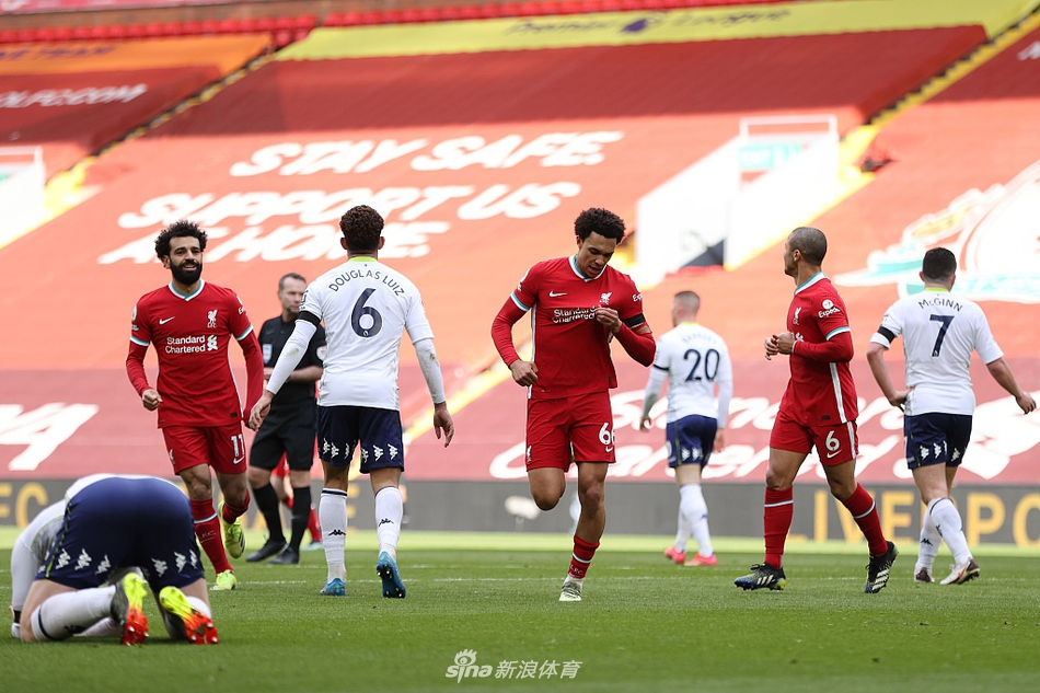 [英超]利物浦2-1维拉 阿诺德绝杀