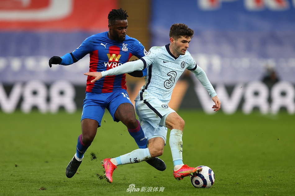 [英超]水晶宫1-4切尔西 普利西奇两球