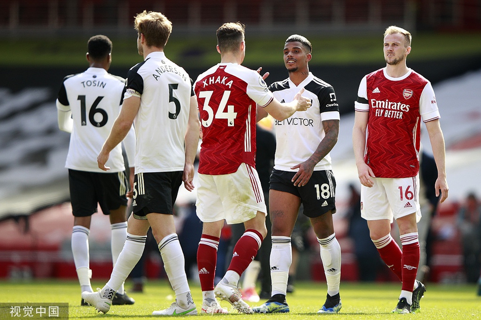 [英超]阿森纳1-1富勒姆