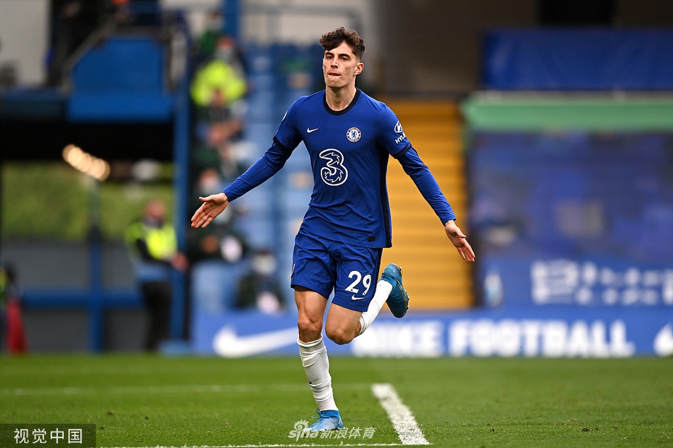 [英超]切尔西2-0富勒姆 哈弗茨两球