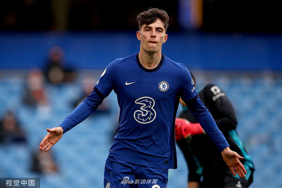 [英超]切尔西2-0富勒姆 哈弗茨两球