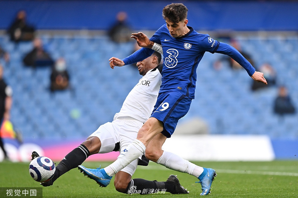 [英超]切尔西2-0富勒姆 哈弗茨两球
