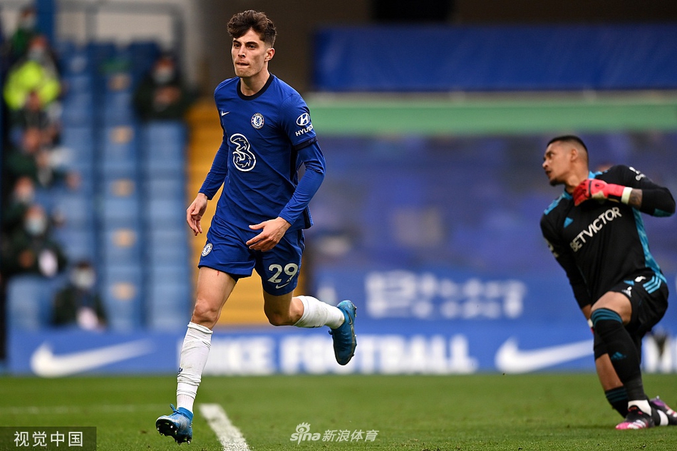 [英超]切尔西2-0富勒姆 哈弗茨两球