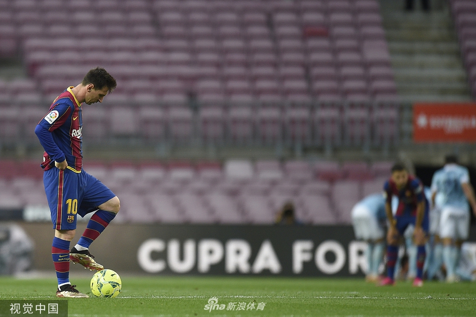 [西甲]巴萨1-2塞尔塔 梅西破门无缘争冠