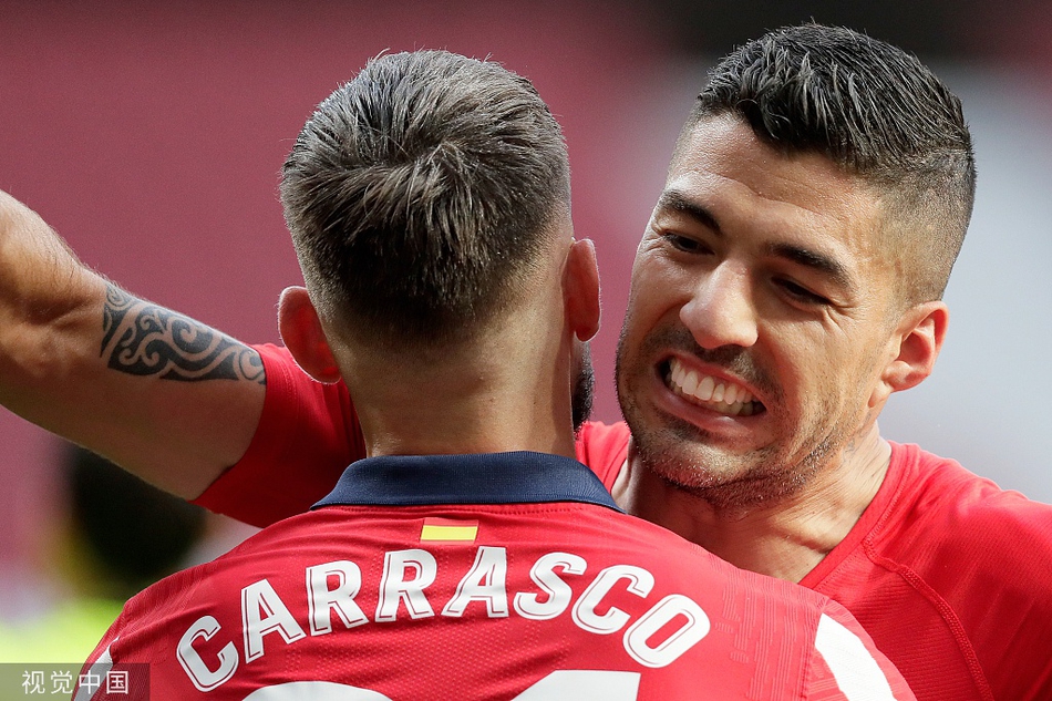 [西甲]奥萨苏纳1-2马竞 苏亚雷斯绝杀