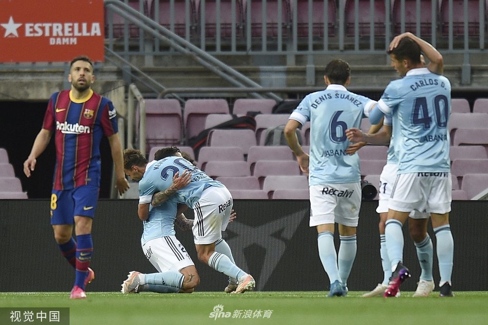 [西甲]巴萨1-2塞尔塔 梅西破门无缘争冠