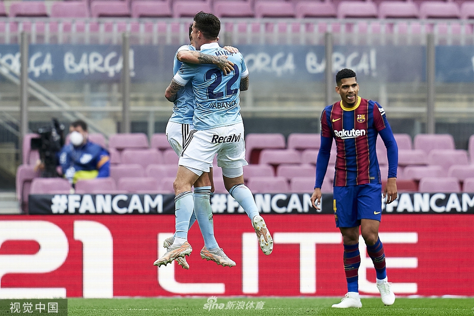 [西甲]巴萨1-2塞尔塔 梅西破门无缘争冠