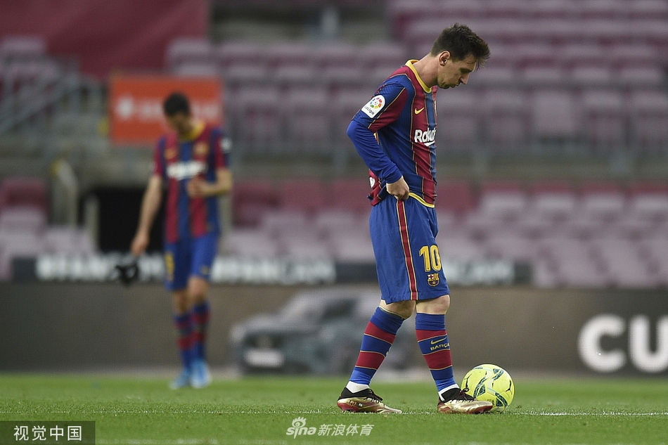 [西甲]巴萨1-2塞尔塔 梅西破门无缘争冠