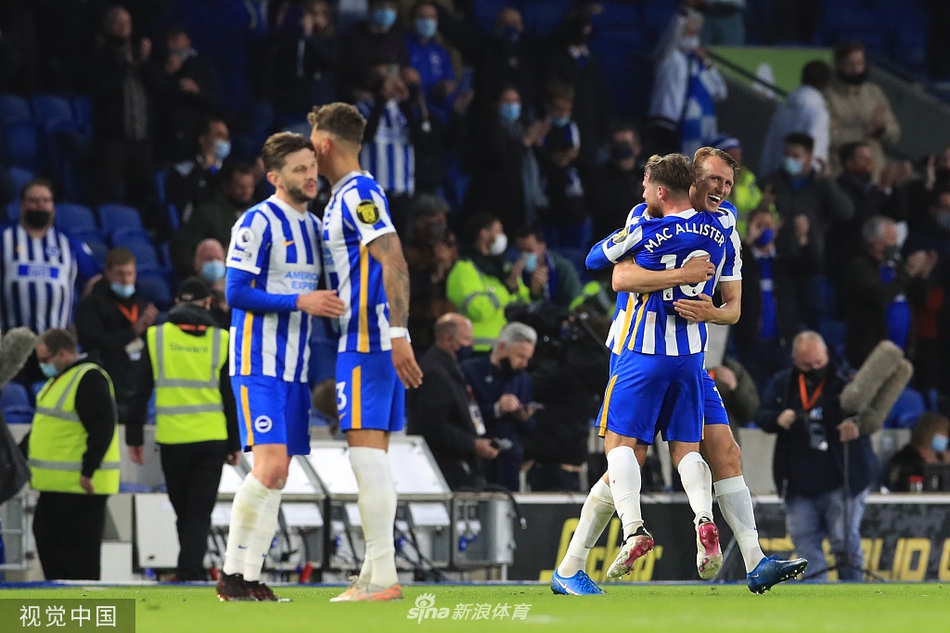 [英超]布莱顿3-2曼城 布莱顿大逆转