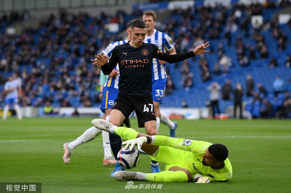 [英超]布莱顿3-2曼城 布莱顿大逆转