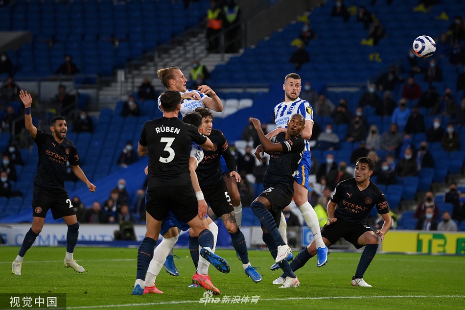 [英超]布莱顿3-2曼城 布莱顿大逆转