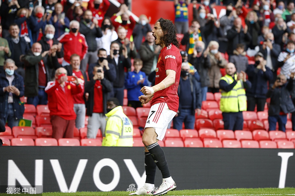 [英超]曼联1-1富勒姆 卡瓦尼破门