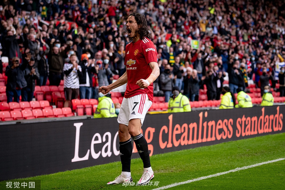 [英超]曼联1-1富勒姆 卡瓦尼破门