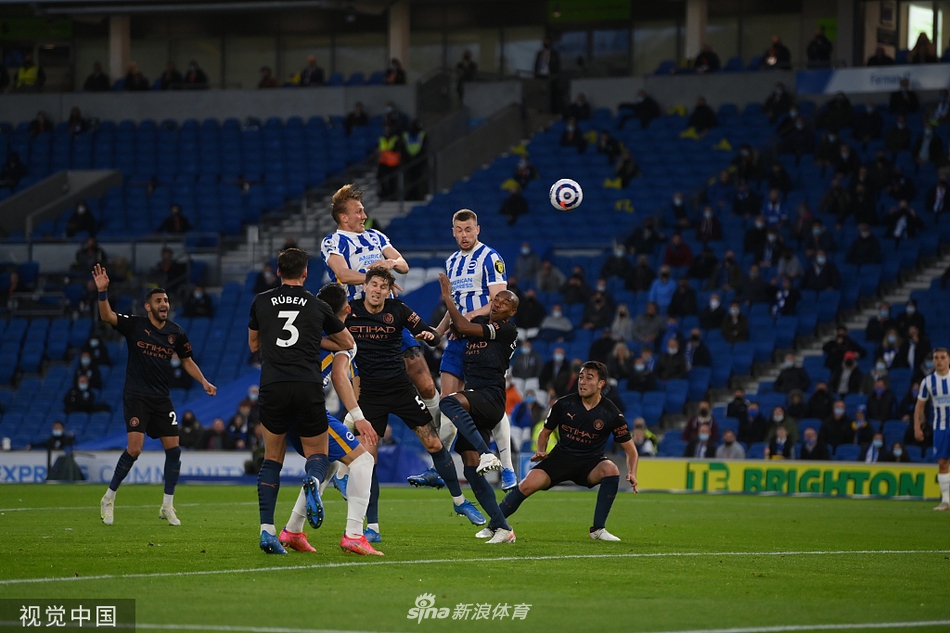 [英超]布莱顿3-2曼城 布莱顿大逆转