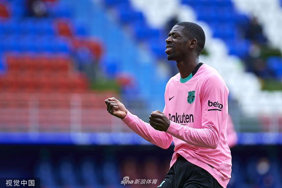 [西甲]埃瓦尔0-1巴萨 格列兹曼绝杀