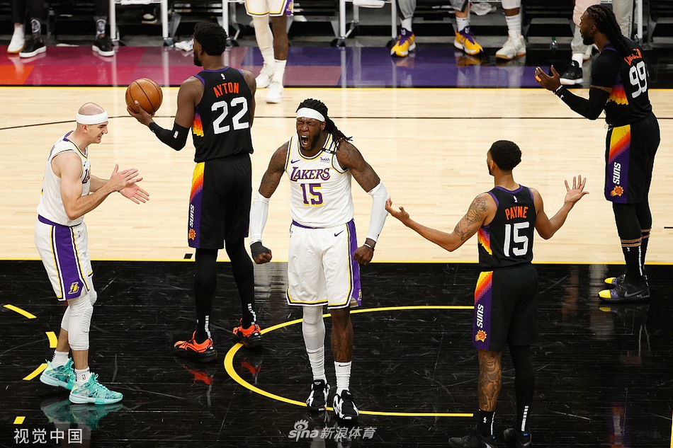 [NBA季后赛]湖人90-99太阳 詹姆斯两双难救主