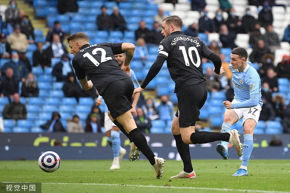 [英超]曼城5-0埃弗顿 阿圭罗两球