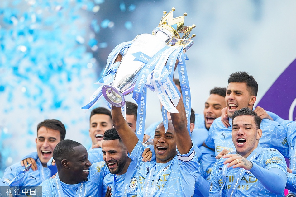 [英超]曼城5-0埃弗顿 阿圭罗两球